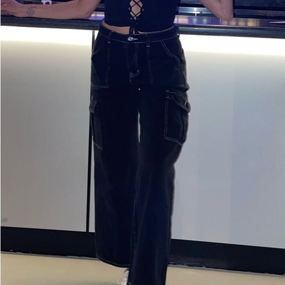Cider Pants - Black Cargo Pants